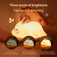Cute Rabbit Silicone Lamp Soft Touch Night Light For Kids And Home Decor Regular